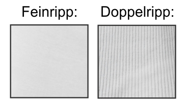 Unterschied Feinripp und Doppelripp
