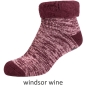 Preview: Camano Damen Quarter Socken Warm & Cozy ABS-Antirutschsocken mit Noppen 1 Paar