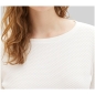 Preview: Tom Tailor Damen Sweatshirt mit Raffarm & Struktur
