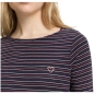 Preview: Tom Tailor Damen langarm Shirt mit Herz-Stickerei Longsleeve