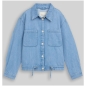 Preview: Tom Tailor Damen Jeansjacke Lightweight mit Kordelzug