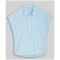 Preview: Tom Tailor Denim Damen kurzarm Bluse mit Streifenmuster
