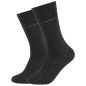 Preview: Camano Unisex Socken 2 Paar Ca-Soft Bamboo 3in1 tencel wool ohne Gummidruck