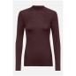 Preview: Nina von C. Wool Silk Langarm-Shirt mit Stehkragen Merinowolle/Seide Longsleeve