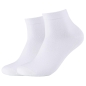 Preview: Camano Unisex Quarter Socken 2 Paar Ca-Soft Bamboo ohne Gummidruck