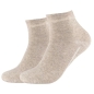 Preview: Camano Unisex Quarter Socken 2 Paar Ca-Soft Bamboo ohne Gummidruck