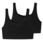 Preview: Schiesser Damen Bustier ohne Cups 95/5 2er Pack Organic Cotton