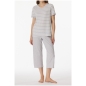 Preview: Schiesser Damen kurzer Schlafanzug Casual Essentials 3/4-lang