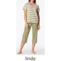 Preview: Schiesser Damen kurzer Schlafanzug Casual Essentials 3/4-lang