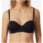 Preview: Schiesser Damen Bandeau-BH Unique Micro mit abnehmbaren Trägern