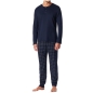 Preview: Schiesser Herren langer Schlafanzug Fine Interlock mit Knopfleiste