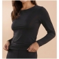 Preview: Nina von C. Damen langarm Unterhemd Skin Love Shirt 1/1 Arm Modal/Seide
