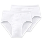 Preview: Schiesser Herren Sportslips mit Eingriff Essentials 2er Pack Feinripp