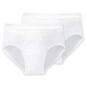 Preview: Schiesser Herren Sportslips mit Eingriff Essentials 2er Pack Doppelripp