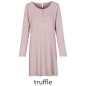 Preview: In Linea Damen langarm Nachthemd Secret Premium Rib Sleepshirt
