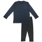 Preview: Esge Herren langer Schlafanzug Fashion