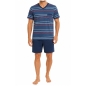 Preview: ESGE Herren kurzer Schlafanzug Fashion Pyjama kurz