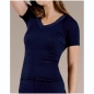 Preview: Nina von C. Wool Silk Halbarm-Shirt Merinowolle/Seide