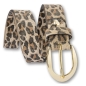 Preview: Bernd Götz Damen Ledergürtel in Leopardenprint