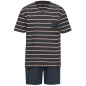 Preview: Ammann Herren kurzer Schlafanzug Fashion Pyjama kurz