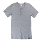 Preview: Cito Herren halbarm Unterhemd Knopfleiste Shirt 1/2 Arm