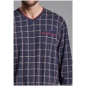 Preview: Götzburg Herren langer Schlafanzug Bronx 1/1 Arm Pyjama
