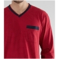 Preview: Götzburg Herren langer Schlafanzug Manhatten 1/1 Arm Pyjama