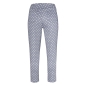 Preview: Robell Damen 7/8 Hose Bella 09 Slim fit Pünktchenhose Bengalin Sommerqualität