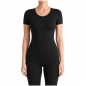 Preview: Pompadour Damen halbarm Unterhemd Intime Shirt 1/4 Arm Micro Modal