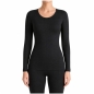 Preview: Pompadour Damen langarm Unterhemd Intime 1/1 Arm Shirt Micro Modal