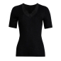 Preview: Sangora by Conta Damen halbarm Unterhemd Schurwolle/Modal Spenzer 1/4 Arm mit Spitze