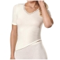 Preview: Sangora by Conta Damen halbarm Unterhemd Angora/Schurwolle Spenzer 1/4 Arm mit Spitze