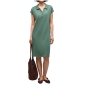 Preview: Street One Damen Kleid knielang Split Neck mit Kragen
