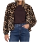 Preview: Street One Damen Blouson mit Leo-Print kurze Jacke Fake Fur