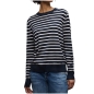 Preview: Street One Damen Pullover Basic Streifenmuster