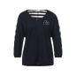 Preview: Street One Damen Shirt Uni Streifenmix