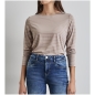 Preview: Street One Damen langarm Shirt Streifen Glitzer