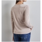 Preview: Street One Damen langarm Shirt Streifen Glitzer