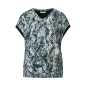 Preview: Street One Damen 1/4 Arm Shirt mit Snake Print V-Neck