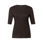 Preview: Street One Damen T-Shirt Basic mit Raffung