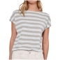 Preview: Street One Damen kurzarm Shirt Dropped Shoulder mit Glitzerdetails