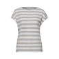 Preview: Street One Damen kurzarm Shirt Dropped Shoulder mit Glitzerdetails