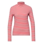 Preview: Street One Damen Shirt mit Streifenmuster Turtleneck