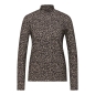 Preview: Street One Damen langarm Shirt Leo-Design mit Turtleneck