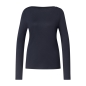Preview: Street One Damen Shirt Basic mit U-Boot-Ausschnitt