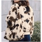 Preview: Cecil Damen Blouson mit Kuhmuster Fake Fur