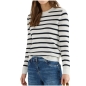 Preview: Cecil Damen Pullover Rippstrick mit Streifenmuster