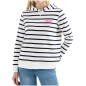 Preview: Cecil Damen Sweatshirt mit Kapuze Chestprint