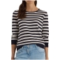 Preview: Cecil Damen Pullover mit Rundhals und Streifen
