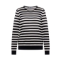Preview: Cecil Damen Pullover mit Rundhals und Streifen